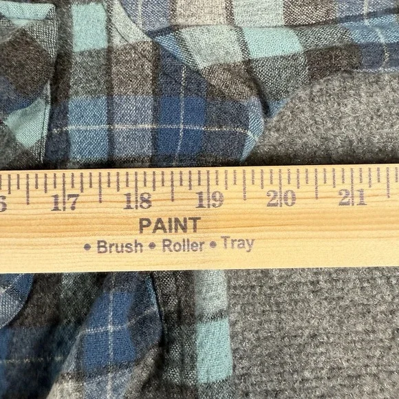 Vintage Pendleton Flannel Board Shirt Mens L Blue Beach Boys Limited Wool Plaid - Picture 7 of 10